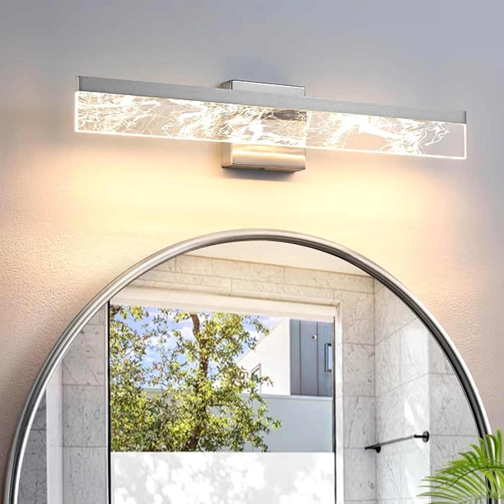 Brushed Nickel Vanity Light For Bathroom- 24"